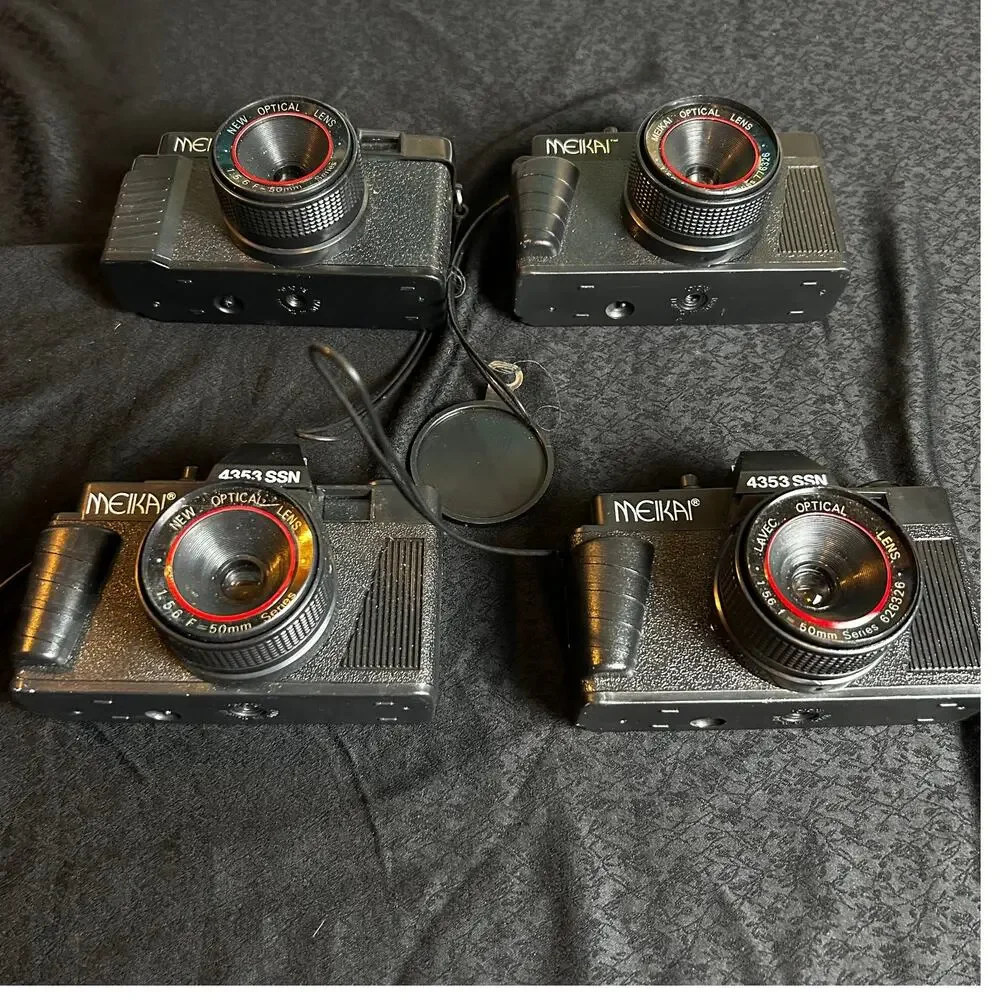 MEIKAI Lot Of 4 Cameras 3 X 4353 SSN & 1 X 4353-0 Not Tested